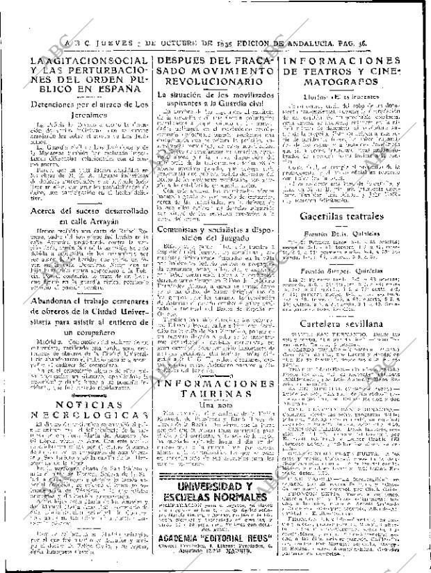 ABC SEVILLA 03-10-1935 página 36