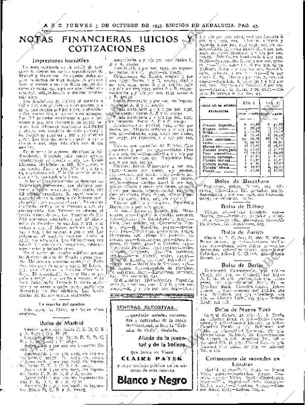 ABC SEVILLA 03-10-1935 página 43