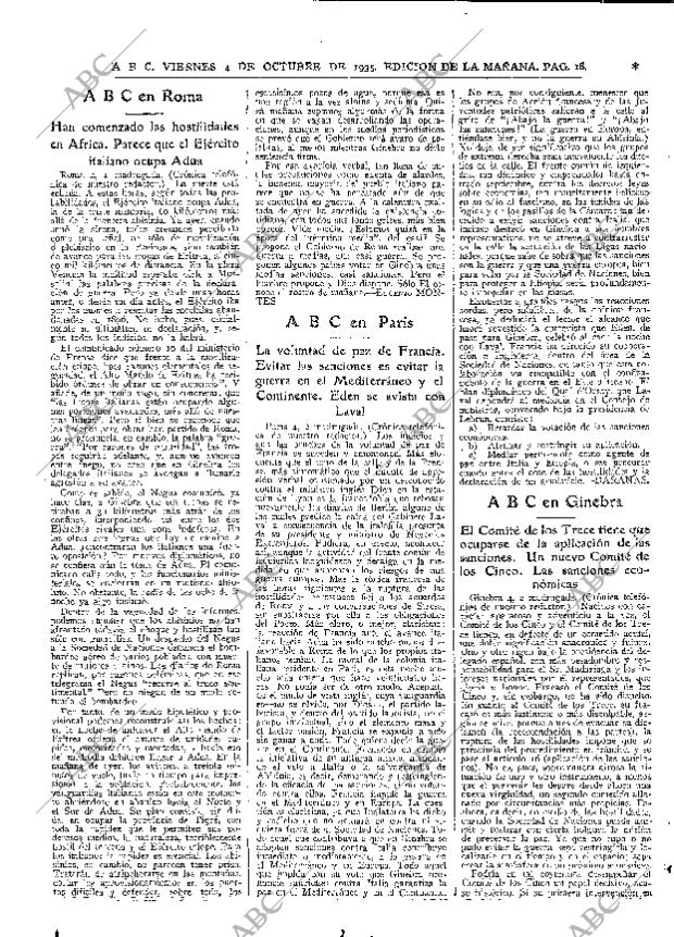 ABC MADRID 04-10-1935 página 18