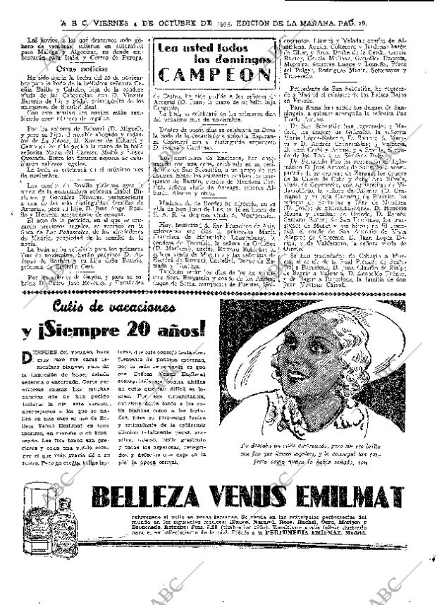 ABC MADRID 04-10-1935 página 28