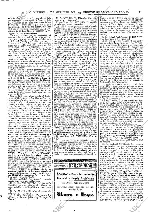 ABC MADRID 04-10-1935 página 33