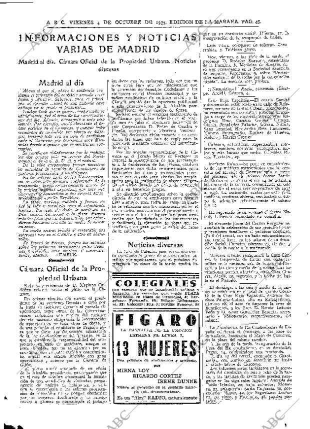ABC MADRID 04-10-1935 página 43