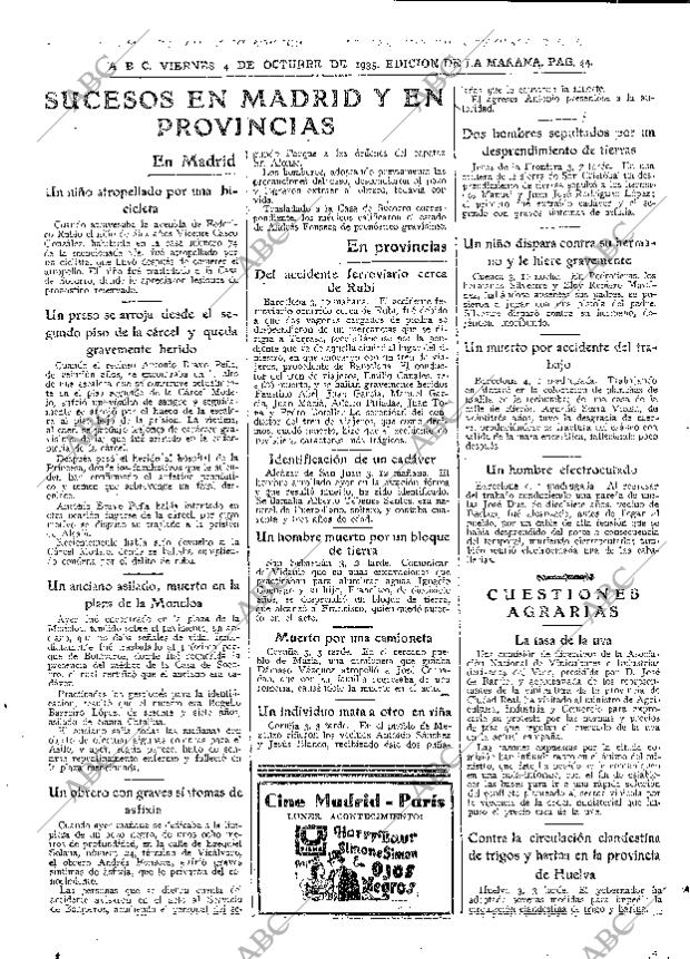 ABC MADRID 04-10-1935 página 44