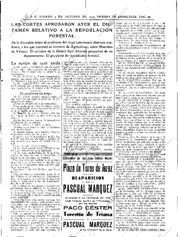 ABC SEVILLA 05-10-1935 página 27