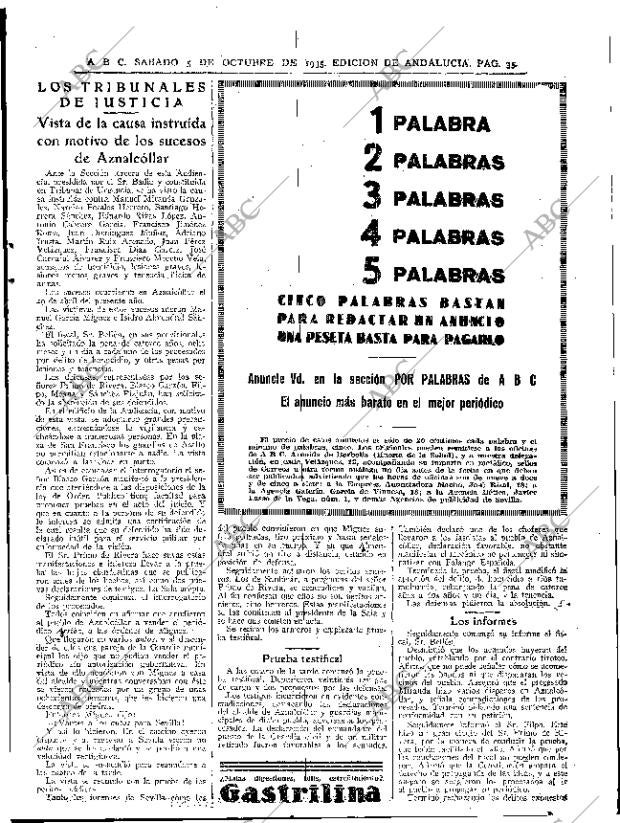 ABC SEVILLA 05-10-1935 página 35