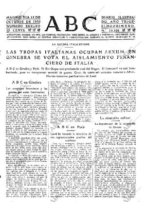 ABC MADRID 15-10-1935 página 15