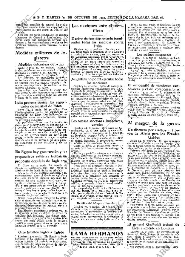 ABC MADRID 15-10-1935 página 18