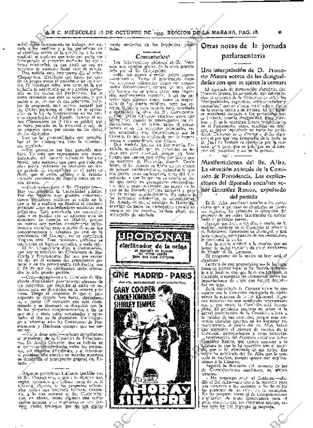 ABC MADRID 16-10-1935 página 28