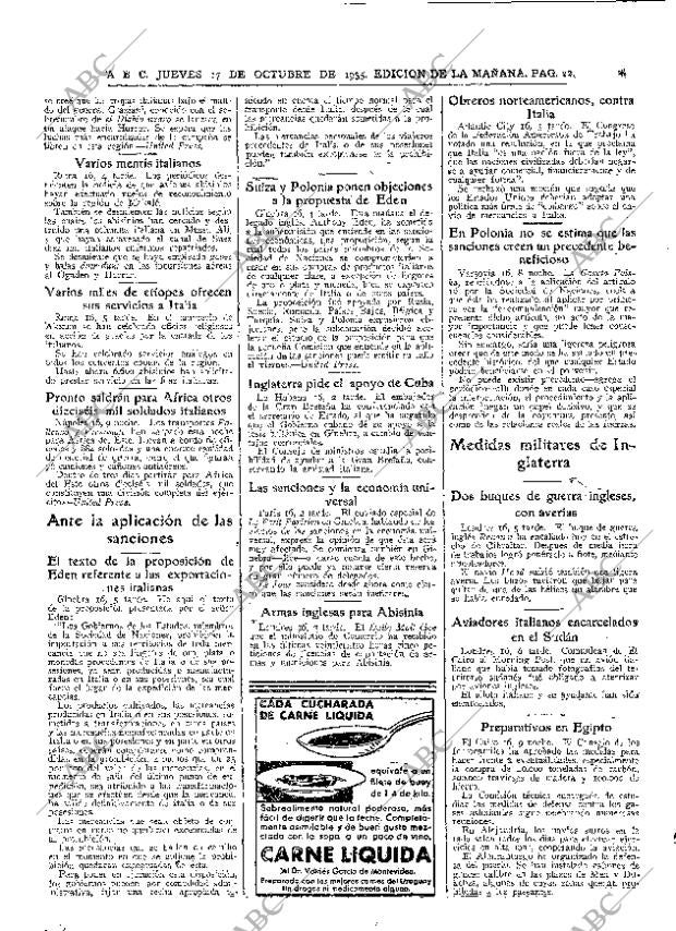ABC MADRID 17-10-1935 página 22