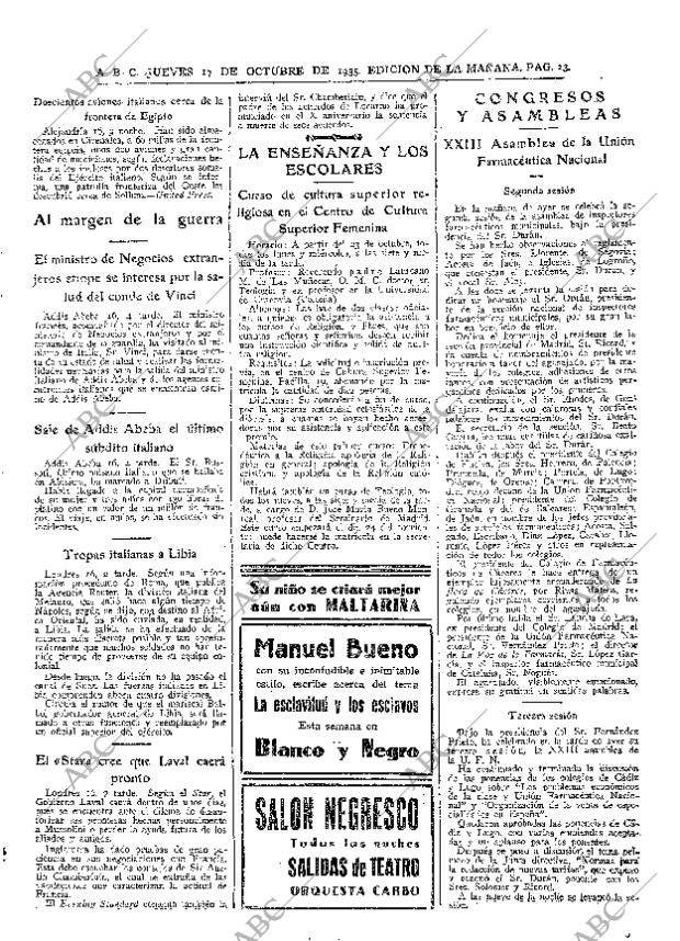 ABC MADRID 17-10-1935 página 23
