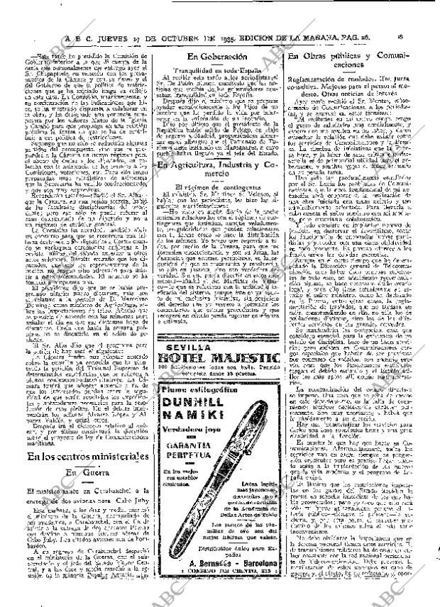 ABC MADRID 17-10-1935 página 26