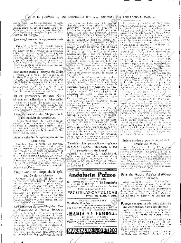 ABC SEVILLA 17-10-1935 página 20