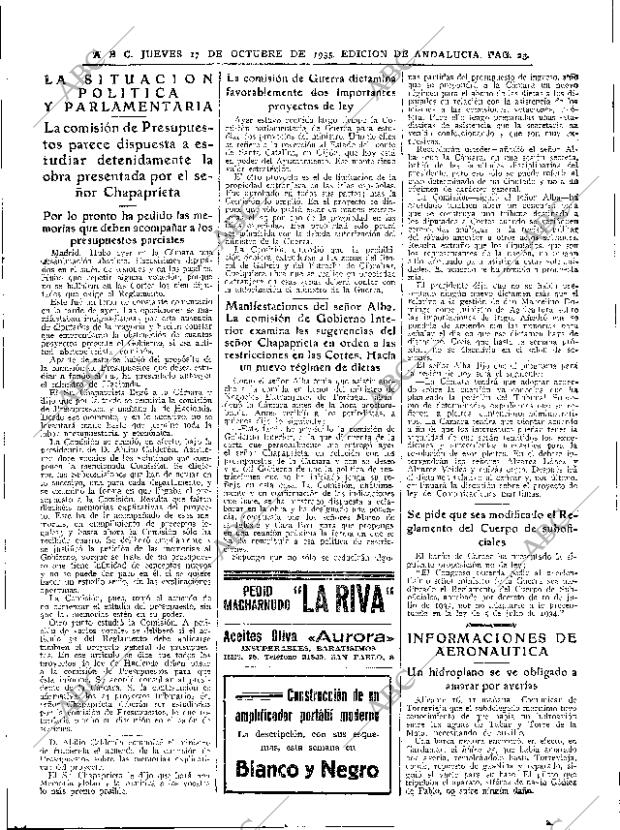 ABC SEVILLA 17-10-1935 página 23