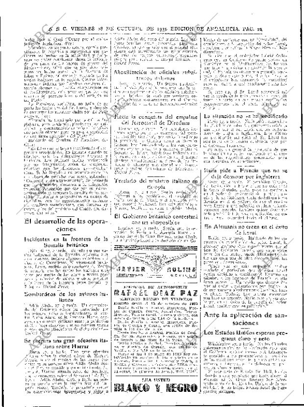 ABC SEVILLA 18-10-1935 página 20