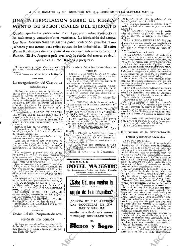 ABC MADRID 19-10-1935 página 29