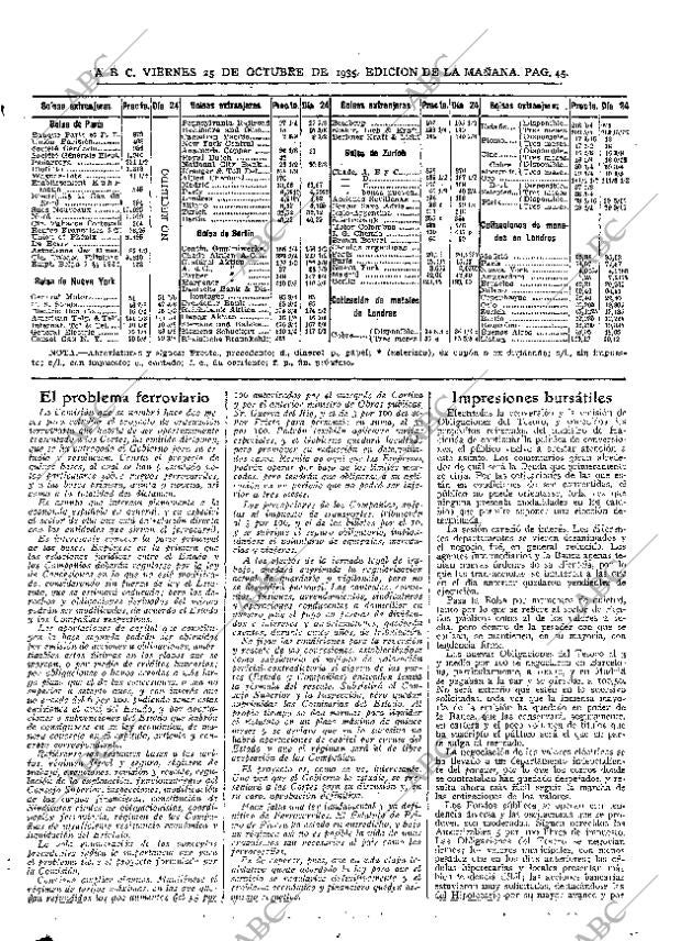 ABC MADRID 25-10-1935 página 45