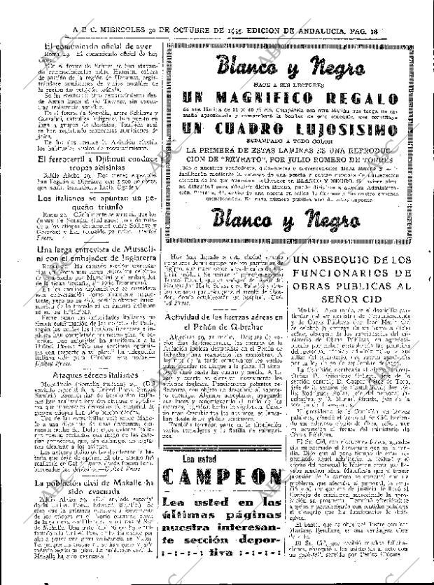 ABC SEVILLA 30-10-1935 página 28