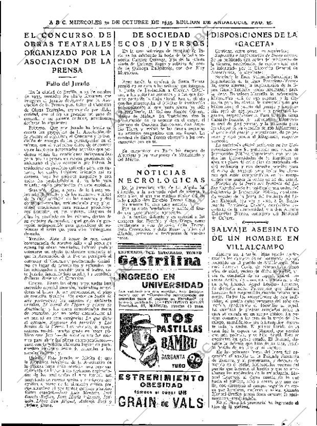 ABC SEVILLA 30-10-1935 página 31
