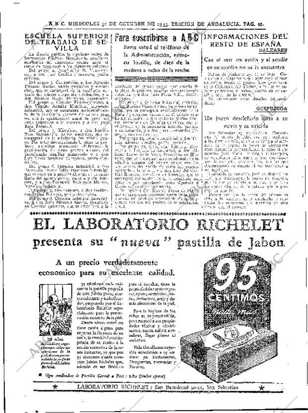 ABC SEVILLA 30-10-1935 página 32