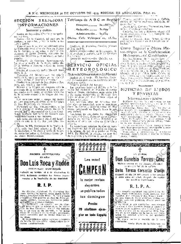 ABC SEVILLA 30-10-1935 página 42