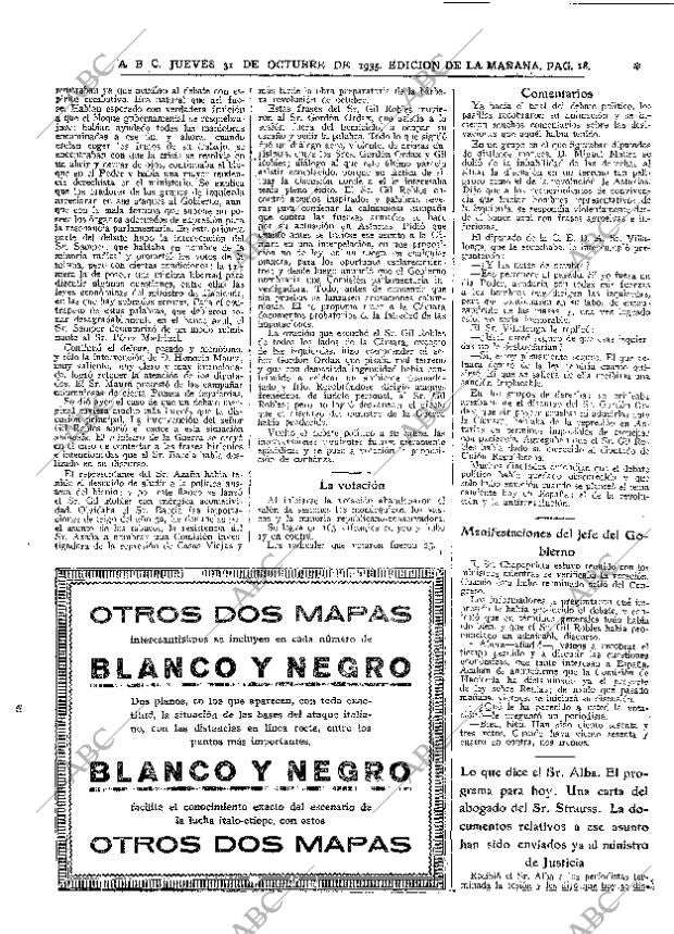 ABC MADRID 31-10-1935 página 18