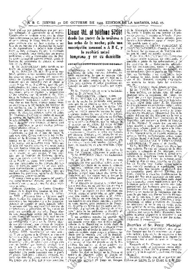 ABC MADRID 31-10-1935 página 27