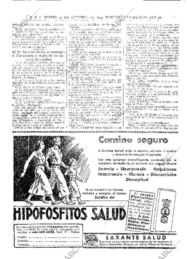 ABC MADRID 31-10-1935 página 30