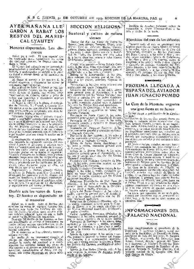 ABC MADRID 31-10-1935 página 33