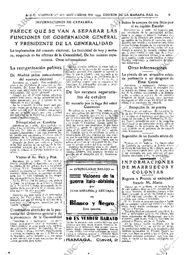 ABC MADRID 01-11-1935 página 33