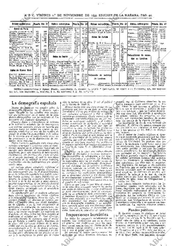 ABC MADRID 01-11-1935 página 41