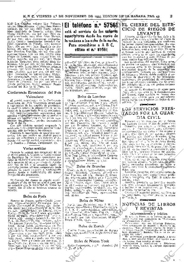 ABC MADRID 01-11-1935 página 43