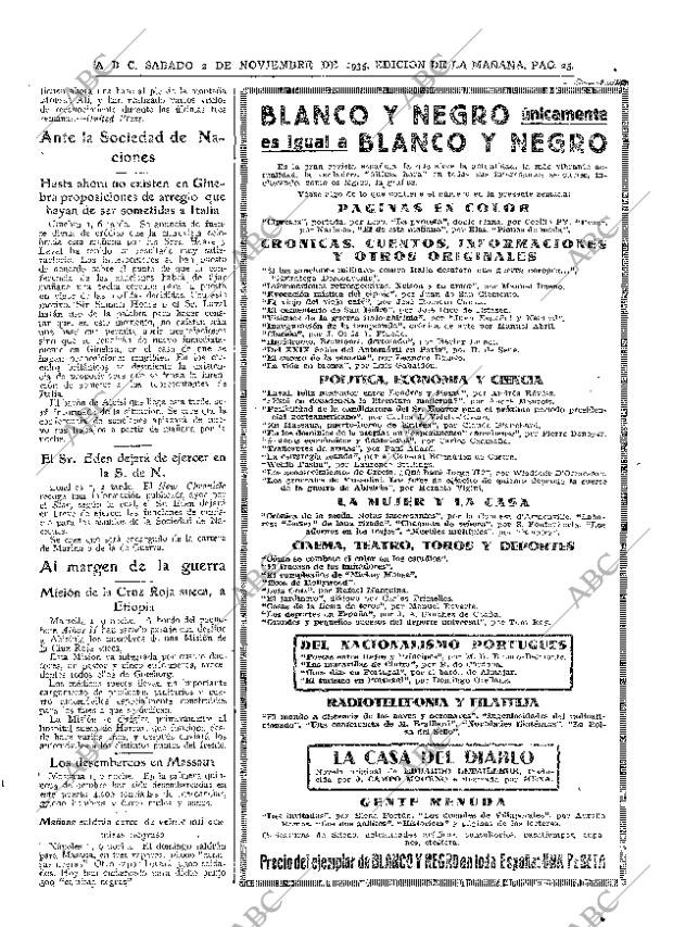 ABC MADRID 02-11-1935 página 25