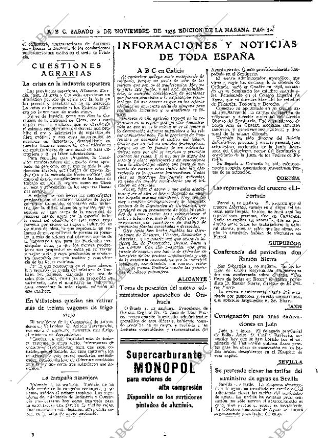 ABC MADRID 02-11-1935 página 32