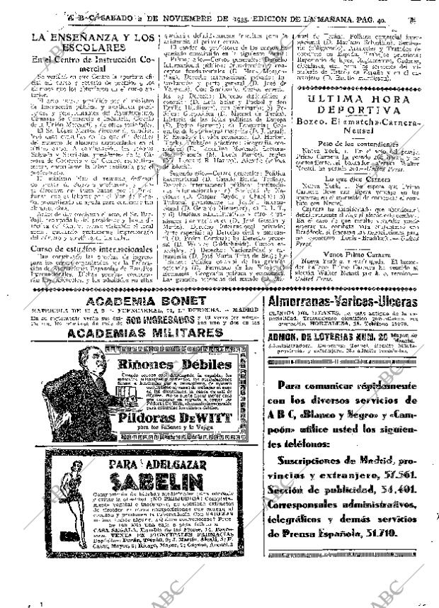 ABC MADRID 02-11-1935 página 40