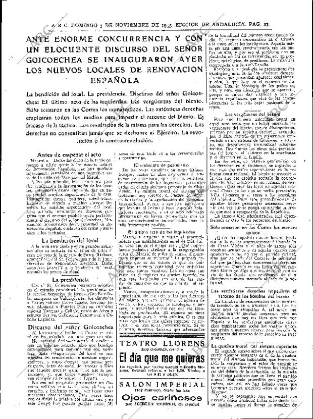 ABC SEVILLA 03-11-1935 página 27