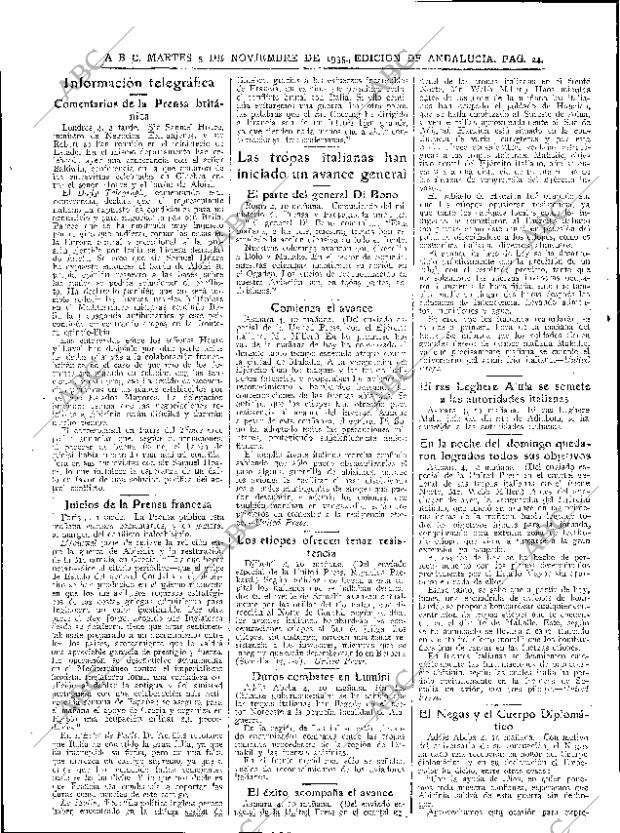 ABC SEVILLA 05-11-1935 página 20