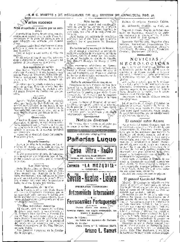ABC SEVILLA 05-11-1935 página 26