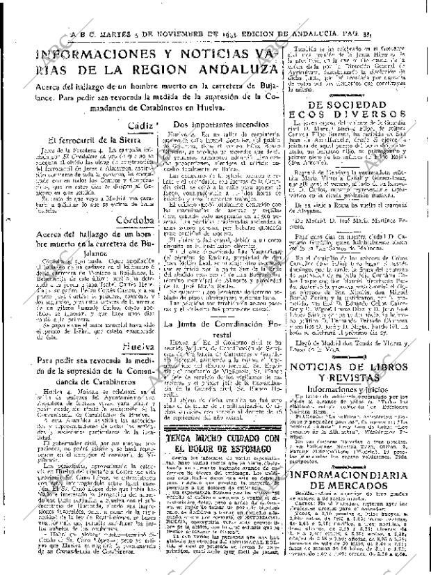 ABC SEVILLA 05-11-1935 página 29