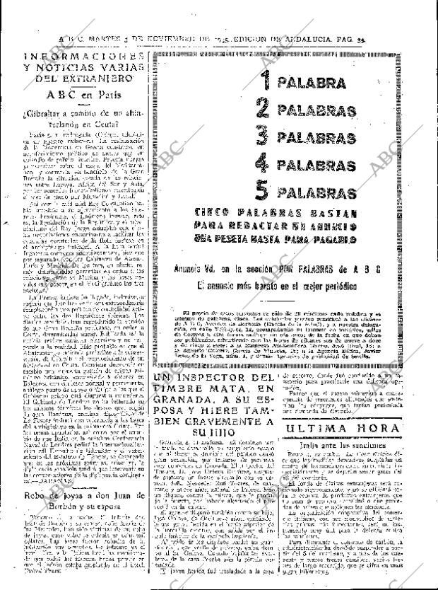 ABC SEVILLA 05-11-1935 página 31