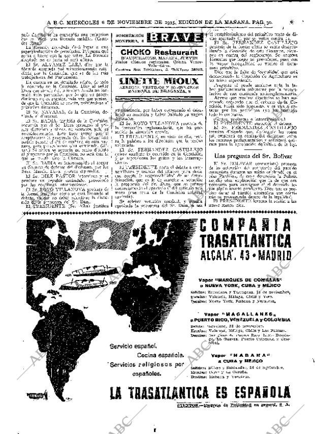 ABC MADRID 06-11-1935 página 30