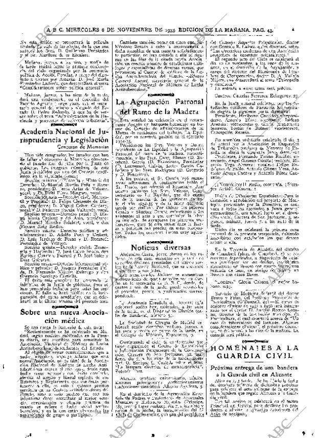 ABC MADRID 06-11-1935 página 43