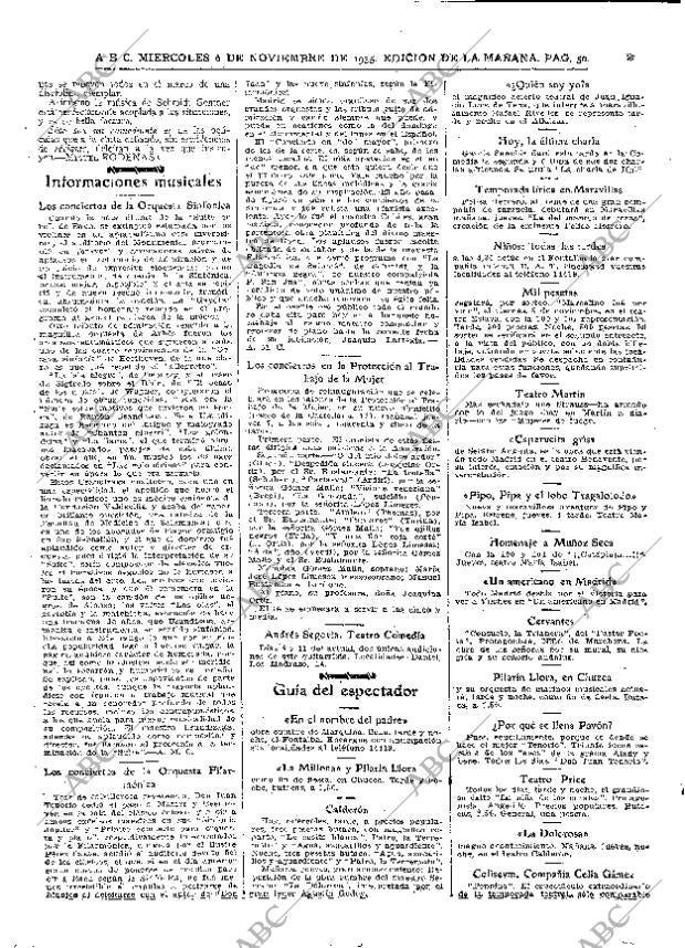 ABC MADRID 06-11-1935 página 50