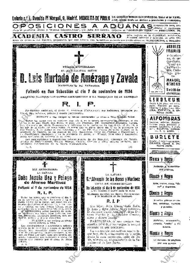 ABC MADRID 06-11-1935 página 58