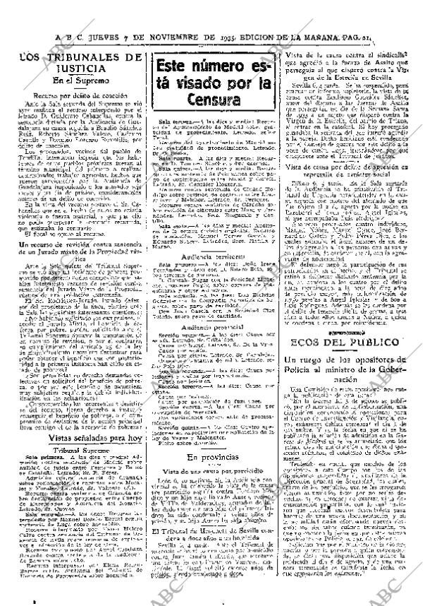 ABC MADRID 07-11-1935 página 21