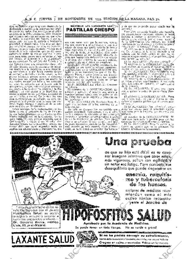 ABC MADRID 07-11-1935 página 30