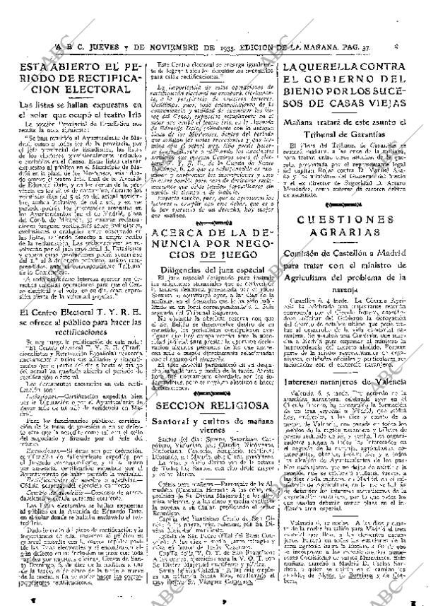 ABC MADRID 07-11-1935 página 37