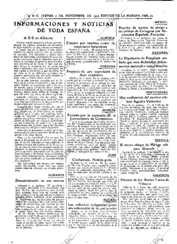 ABC MADRID 07-11-1935 página 42