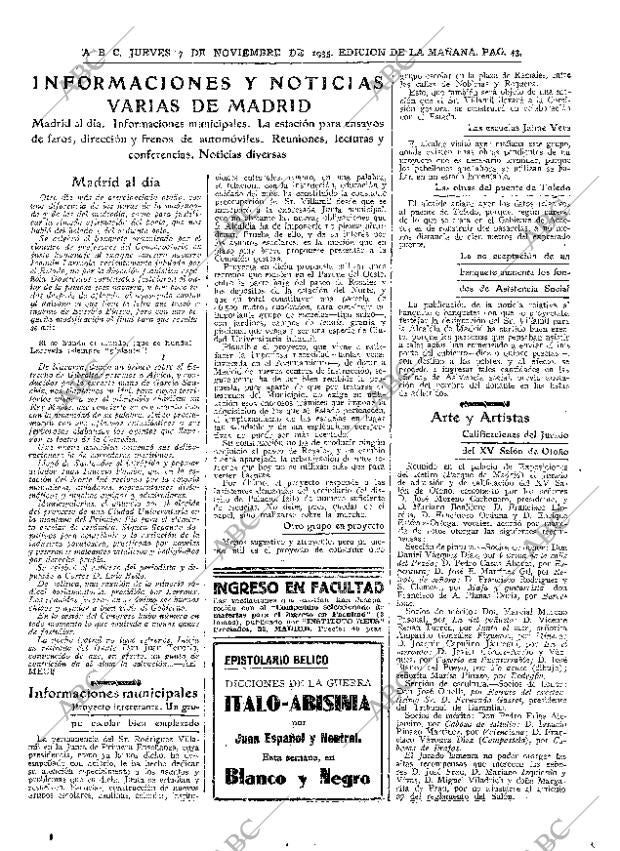 ABC MADRID 07-11-1935 página 43
