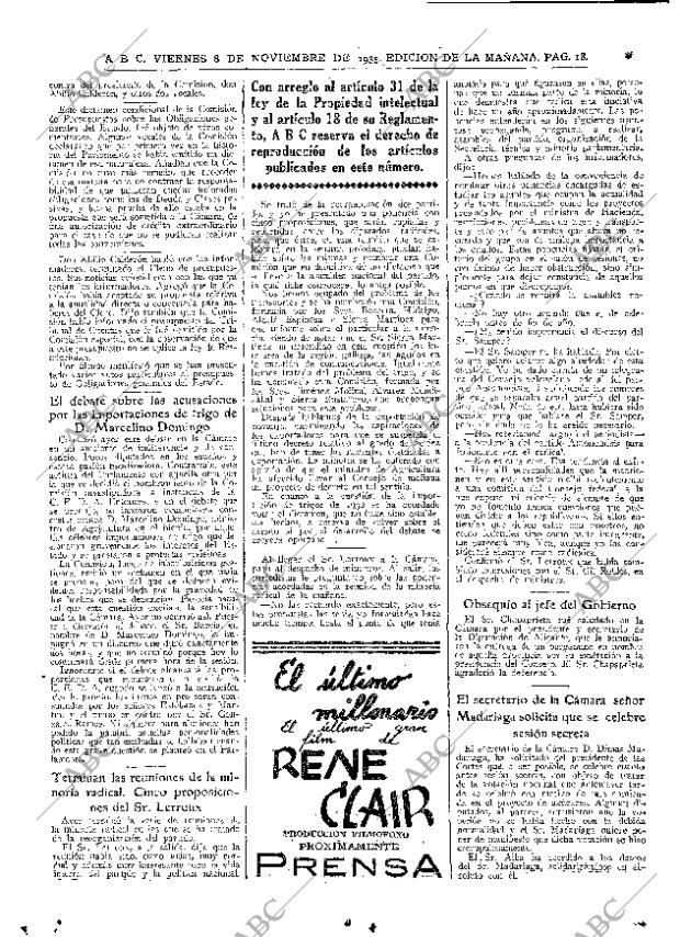 ABC MADRID 08-11-1935 página 18