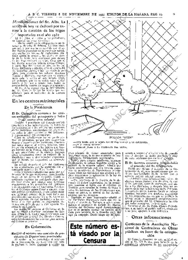 ABC MADRID 08-11-1935 página 19